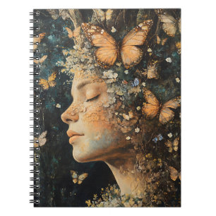 Cuaderno Diosa del Bosque Encantado con Mariposas (4)