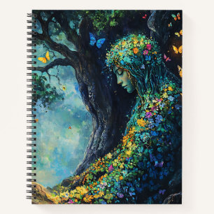 Cuaderno Diosa del Bosque Encantado con Mariposas (6)