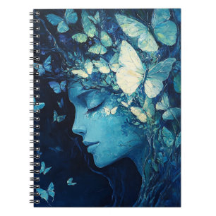 Cuaderno Diosa del Bosque Encantado con Mariposas (9)