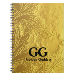 Cuaderno Diosa dorada celebra feliz 50 aniversario de la fi