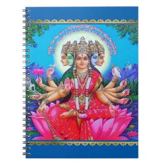 Cuaderno Diosa Gayatri Devi Deity