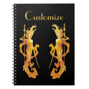 Cuaderno Diosa guerrera de oro Thunder_Cove