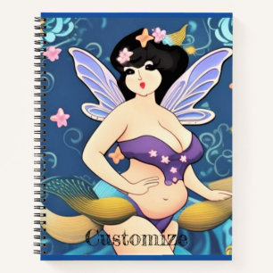 Cuaderno Diosa Hada de cuerpo completo Thunder_Cove