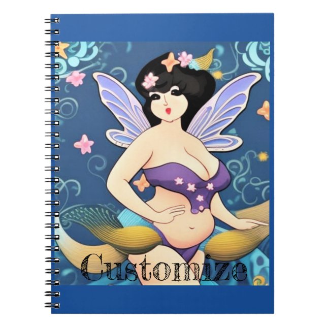 Cuaderno Diosa Hada de cuerpo completo Thunder_Cove (Frente)