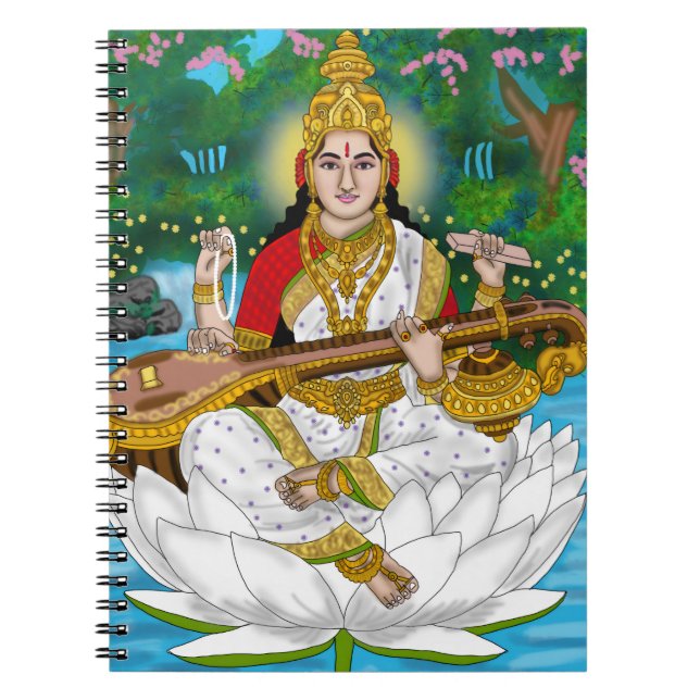 Cuaderno Diosa Saraswati  (Frente)