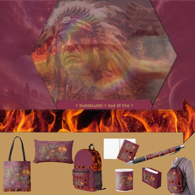 Cuaderno Dioses y Diosa del Fuego (Get the full “Gods + Goddesses Of Fire” collection at: https://bit.ly/OurAncestorsZazzle)