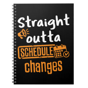 Cuaderno Directamente de los cambios de horario Consejero e