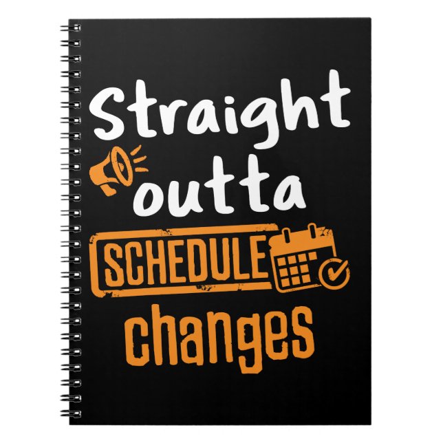 Cuaderno Directamente de los cambios de horario Consejero e (Frente)