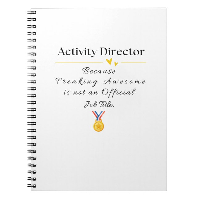 Cuaderno Director de actividad (Frente)