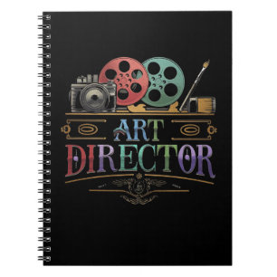 Cuaderno Director de Arte Dorado Vintage