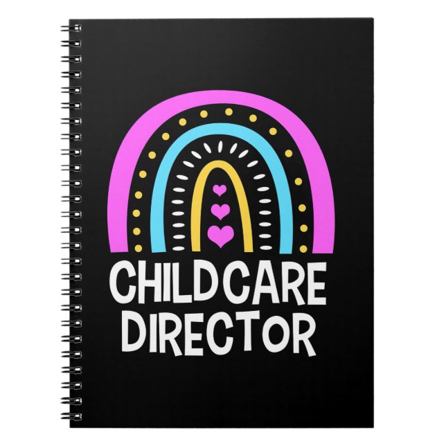 Cuaderno Director de guardería infantil para maestros (Frente)