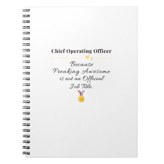 Cuaderno Director de Operaciones (Frente)