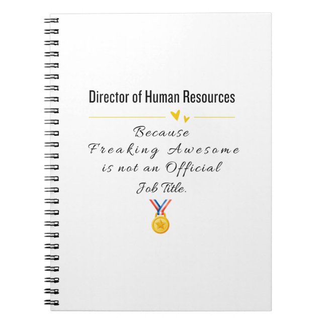 Cuaderno Director de Recursos Humanos (Frente)