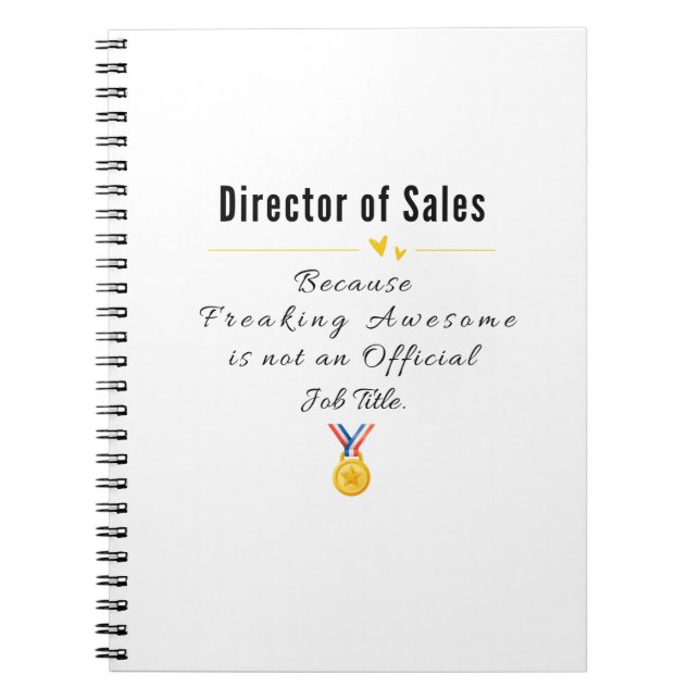 Cuaderno Director de Ventas (Frente)