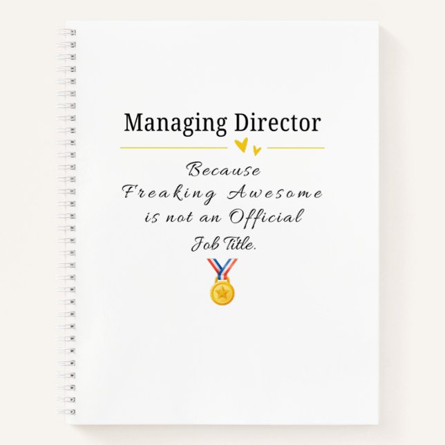 Cuaderno Director ejecutivo (Anverso)