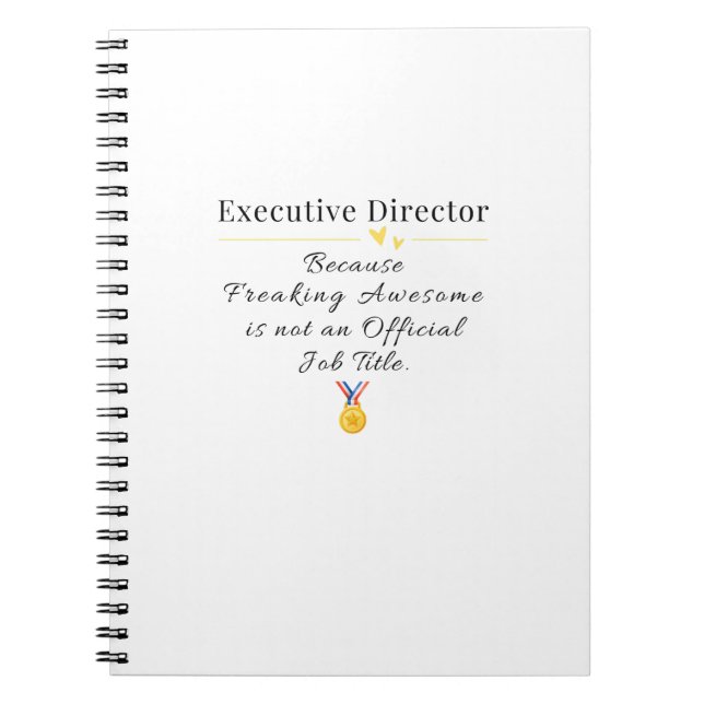 Cuaderno Director Ejecutivo (Frente)