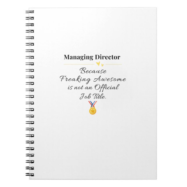 Cuaderno Director ejecutivo (Frente)