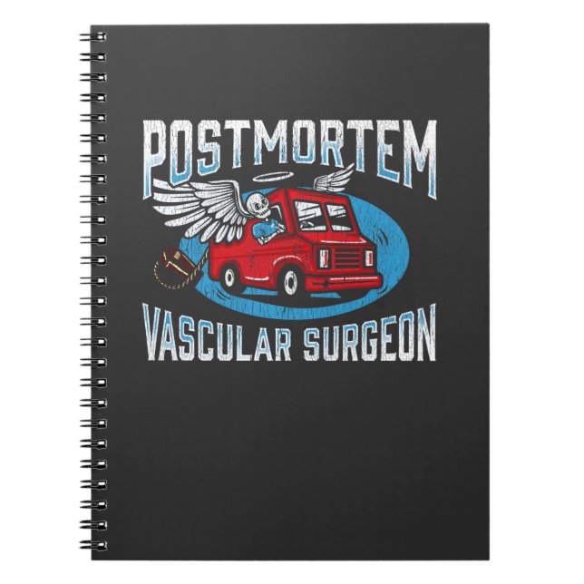 Cuaderno Director funerario Cirujano Vascular Postmortem (Frente)