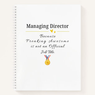Cuaderno Director Gerente
