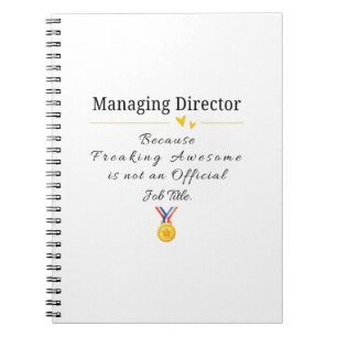 Cuaderno Director Gerente