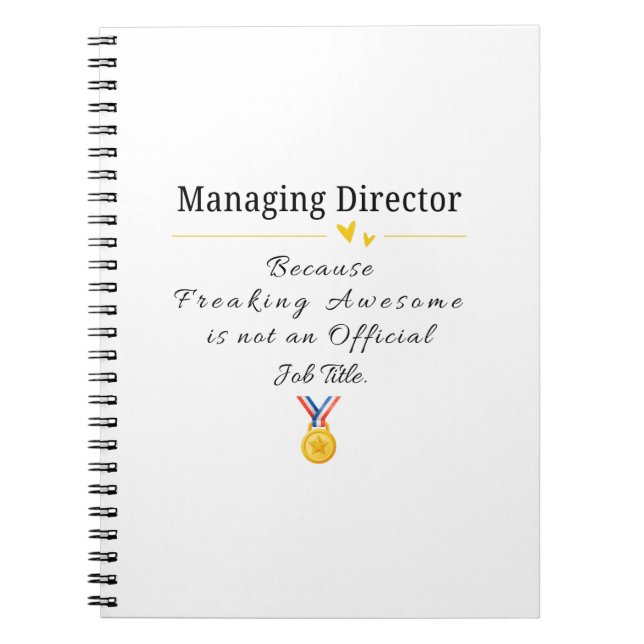 Cuaderno Director Gerente (Frente)