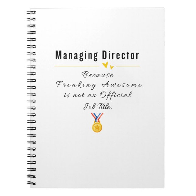 Cuaderno Director Gerente (Frente)
