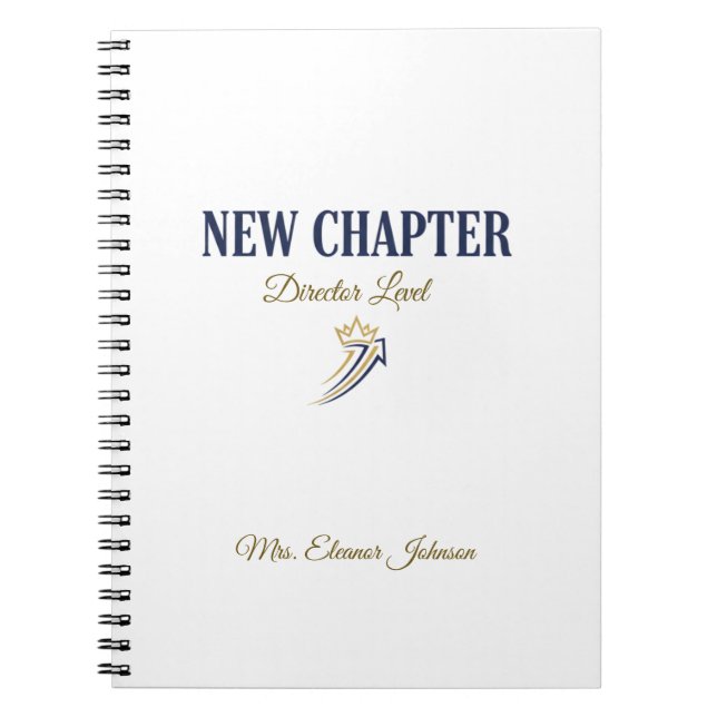 Cuaderno Director Nivel Nuevo Capítulo Personalizado (Frente)