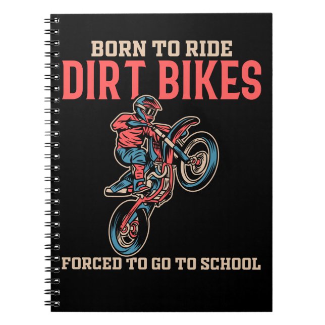 Cuaderno Dirt Bike Boy Motocross Lover (Frente)