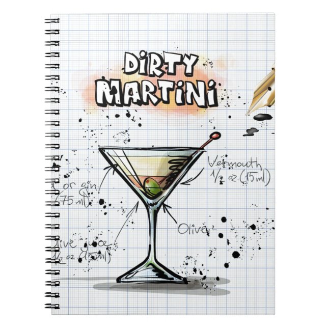 Cuaderno Dirty Martini (Frente)