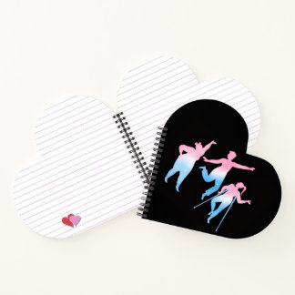 Cuaderno disabled trans design on heart shaped