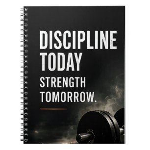 Cuaderno 💪 Disciplina Hoy Fuerza Mañana Motivación ✨