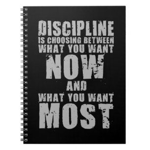 Cuaderno DISCIPLINA - Palabras motivacionales