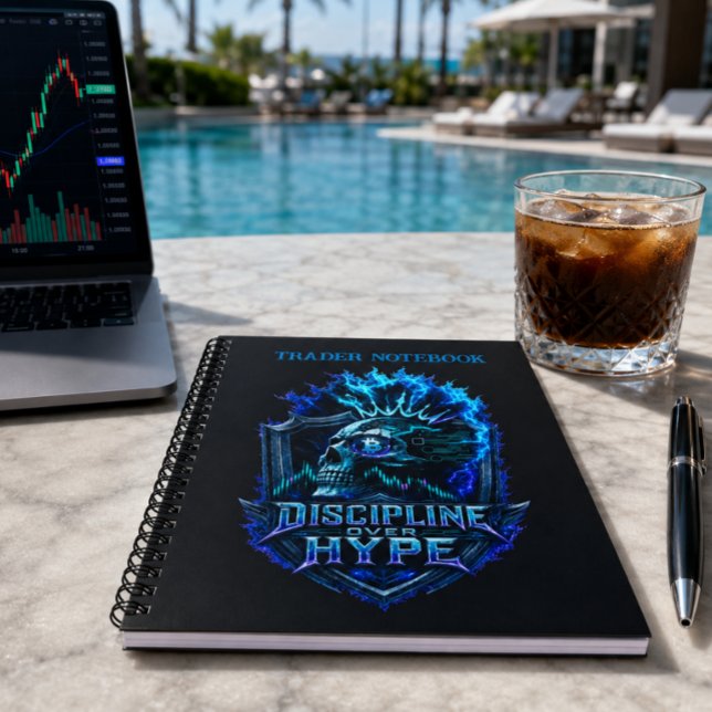 Cuaderno Disciplina Sobre Hype Mentalidad de Bitcoin Cripto (Subido por el creador)