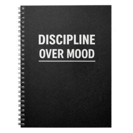 Cuaderno Discipline Over Mood Motivational Planner