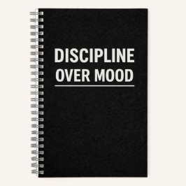 Cuaderno Discipline Over Mood Motivational Planner