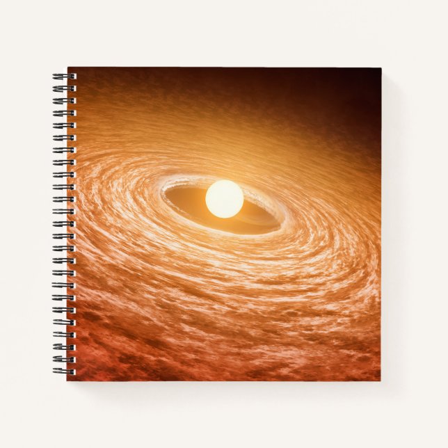 Cuaderno Disco De Material Alrededor De Star Fu Orionis. (Anverso)