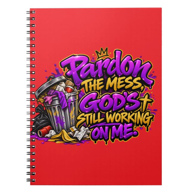 Cuaderno Disculpa el desorden (Frente)