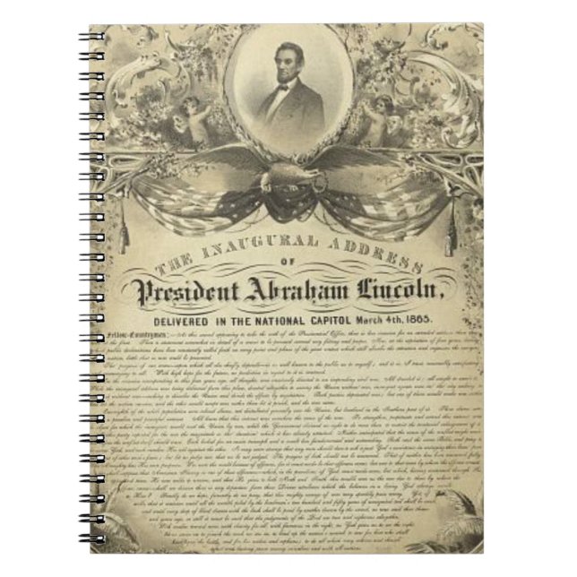 Cuaderno Discurso inaugural de Lincoln del abe del (Frente)