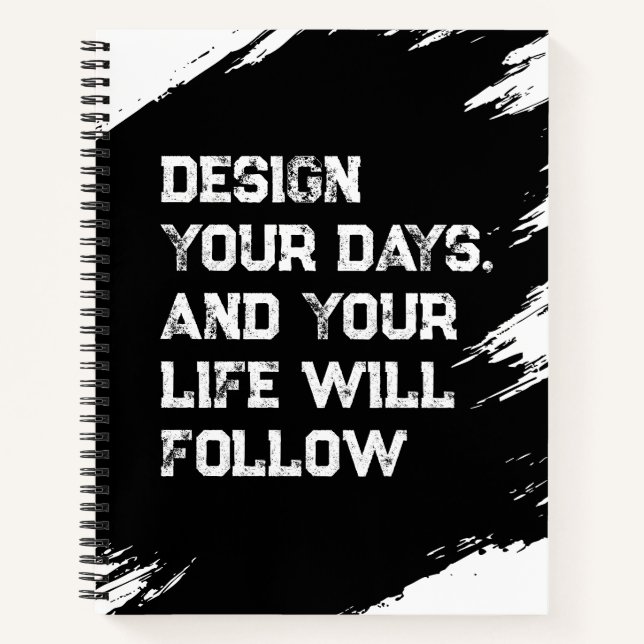Cuaderno Diseña tus días... (Anverso)