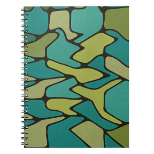Cuaderno Diseñado de forma abstracta