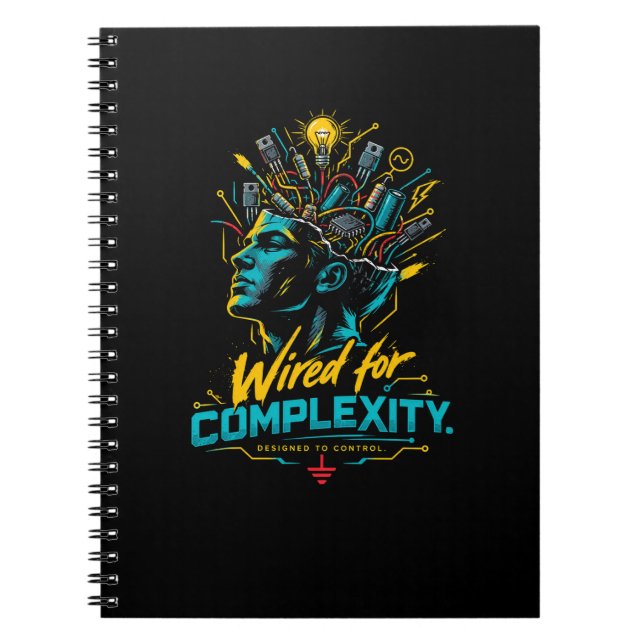 Cuaderno Diseñado Para Controlar Ingeniería En Espiral (Frente)
