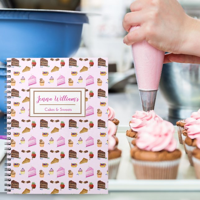 Cuaderno Diseñador de Cupcakes de Panadería de Deliciosos P (Subido por el creador)