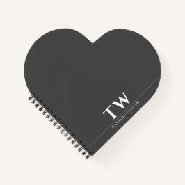 Cuaderno Diseñador de moda negro