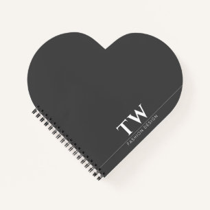 Cuaderno Diseñador de Moda Negro