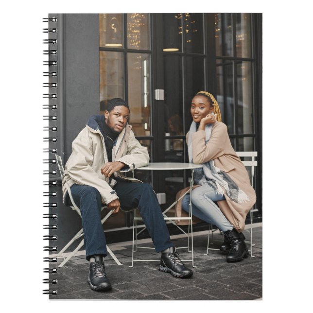 Cuaderno Diseñar su propia foto única (Frente)