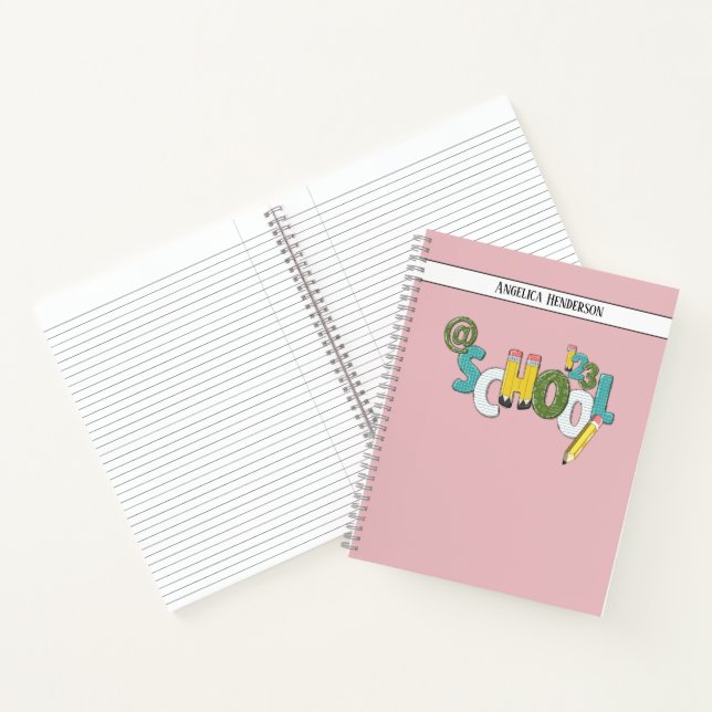 Cuaderno Diseñar sus propias notas de Personalizado en la e (Interior)