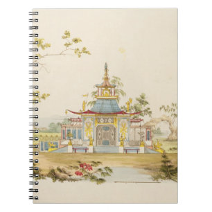 Cuaderno Diseñe para un templo chino, c.1810 (pluma y tint