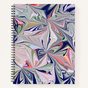 Cuaderno Diseño abstracto de mármol