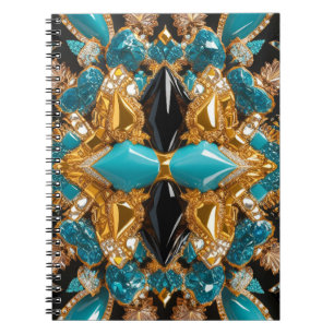 Cuaderno Diseño abstracto de notas con colores de Bahamas