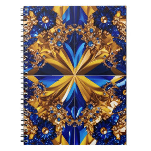 Cuaderno Diseño abstracto de notas con colores suecos